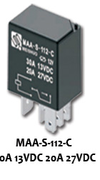 MAA-S-112-C-30A-13VDC-20A-27VDC